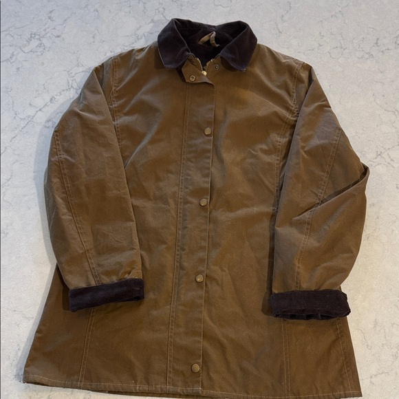 Barbour Brown and Tan Checkered Jacket - Picture 2 of 7